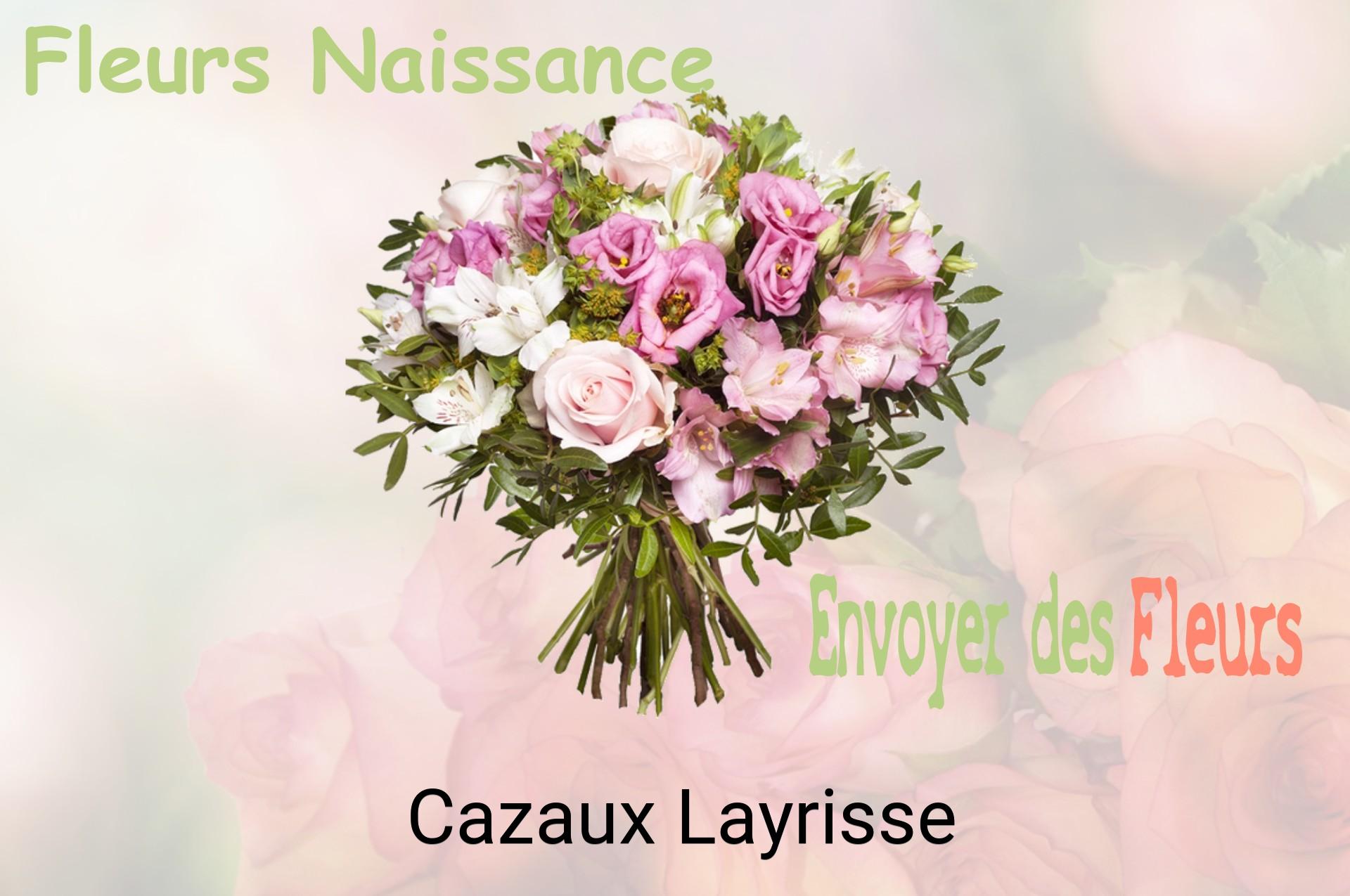 Bouquet de fleurs de naissance livré à Cazaux-Layrisse